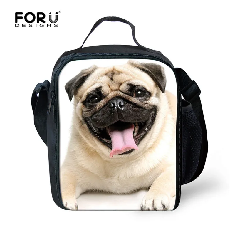 FORUDESIGNS школьный рюкзак для девочек 3 шт. набор рюкзак 3D принт с Мопсом Детский Рюкзак Студенческая Книга сумка Mochila - Цвет: Z4844G