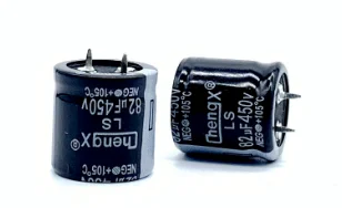 Chengx прямая вставка алюминиевый электролитический конденсатор 82 мкФ 450 в 18*30 |