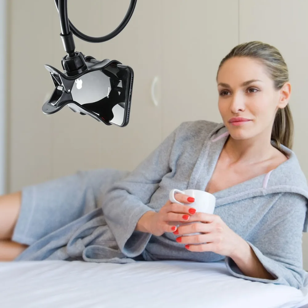 Универсальный держатель с поворотом на 360 градусов настольная подставка зажимом