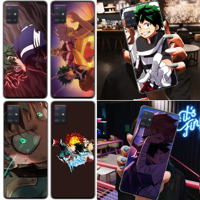 

My Hero Academia Bakugou Katsuki Tomura Boku Todoroki Shouto Dabi Shigaraki Phone Case For Samsung Galaxy A71 A51 4G 5G Funda