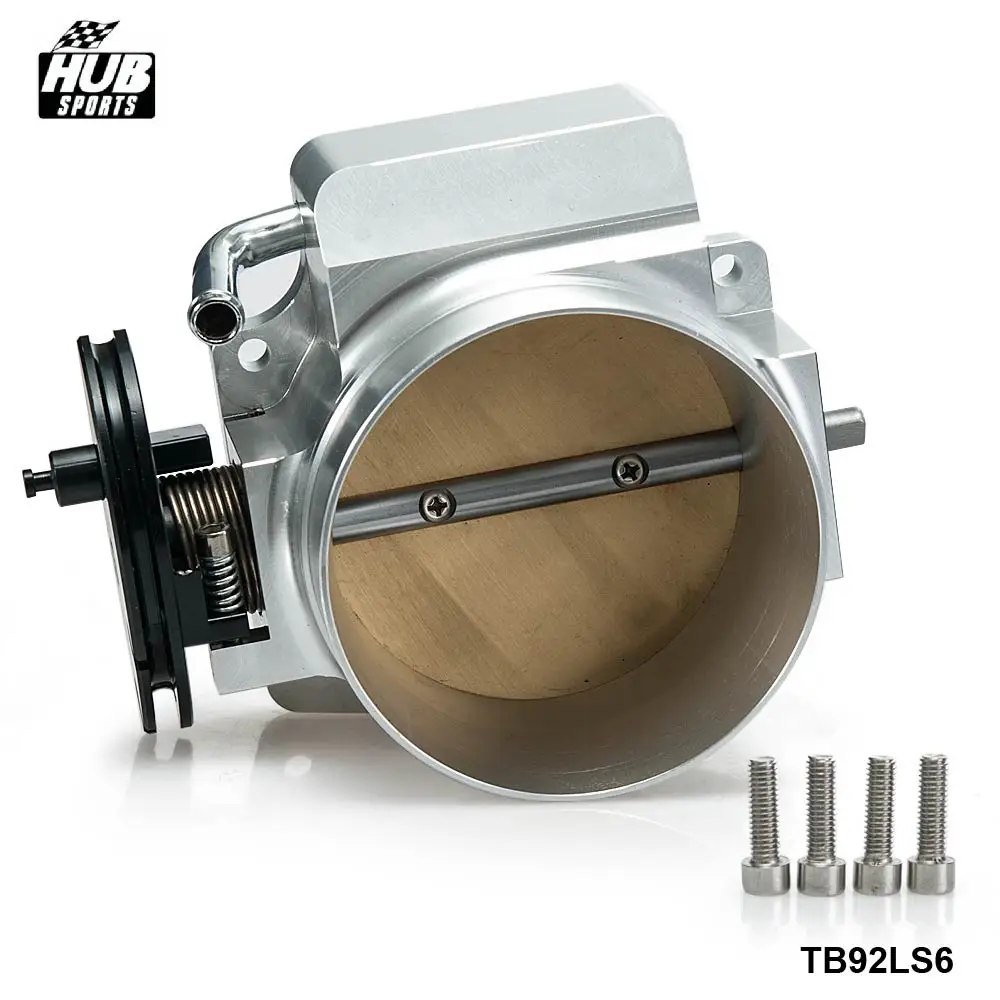 High Flow Aluminum Intake Manifold 92mm Throttle Body Performance Billet For Chevy GM GEN III LS1 LS2 LS6 HU-TB92LS6 | Автомобили и