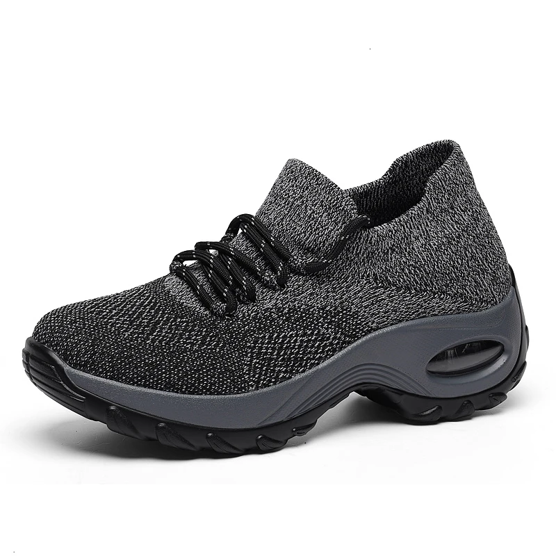 003 grey mesh shoes Бренд tenis feminino; Новинка года; сезон осень; женская обувь для тенниса; дышащая Спортивная обувь; удобные кроссовки; Zapatos De Mujer - Цвет: 003 grey mesh shoes