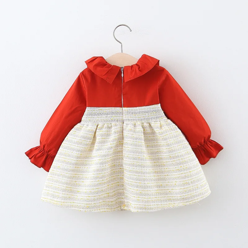 Платье на день рождения для маленьких девочек 1 года осень 2020 платье с длинным