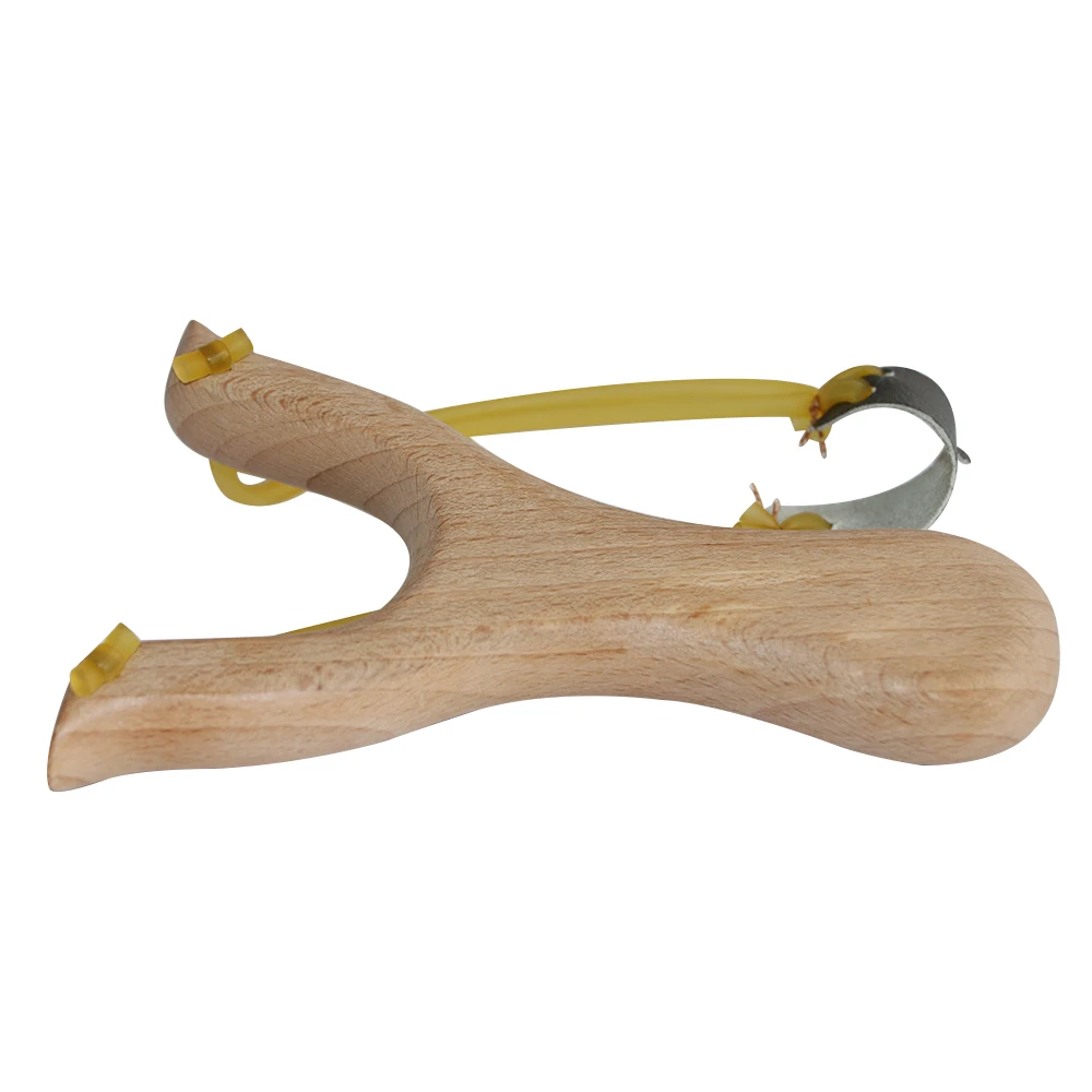 Рогатка из белого бука для охоты стрельбы игры на открытом воздухе лука