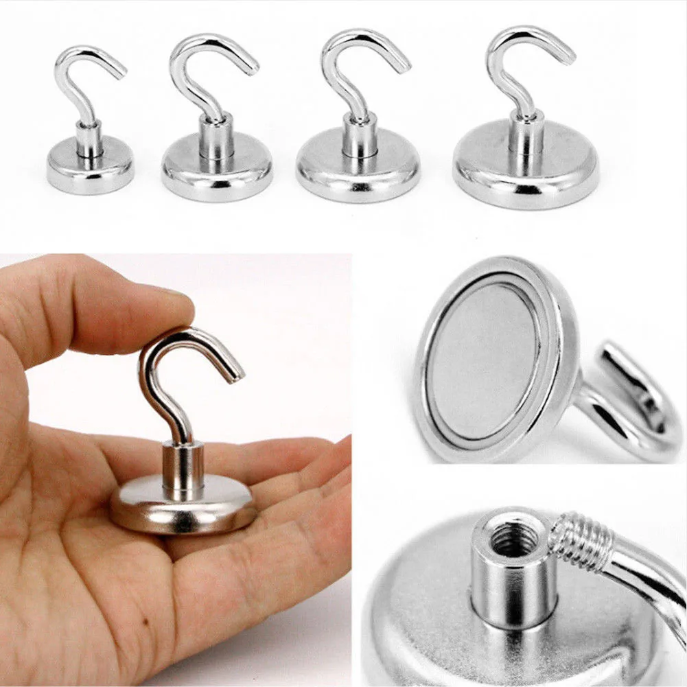 

Strong Magnetic Hook Mini Heavy Duty Hanger Durable For Home Kitchen Refrigerator BOM666