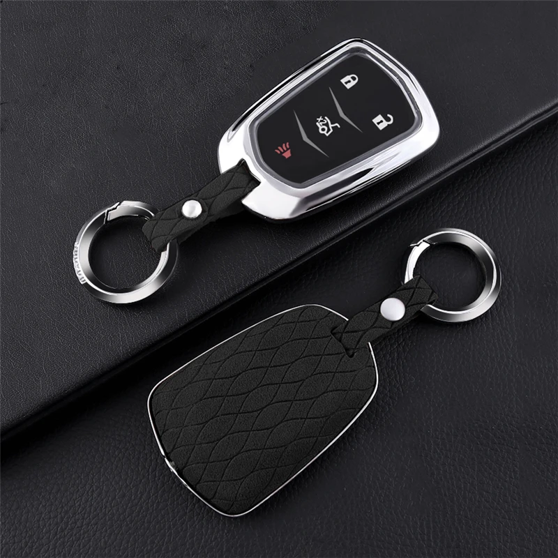 Чехол для автомобильного ключа из искусственного меха Cadillac ATS CT6 CTS Escalade SRX XT4 XT5 XTS
