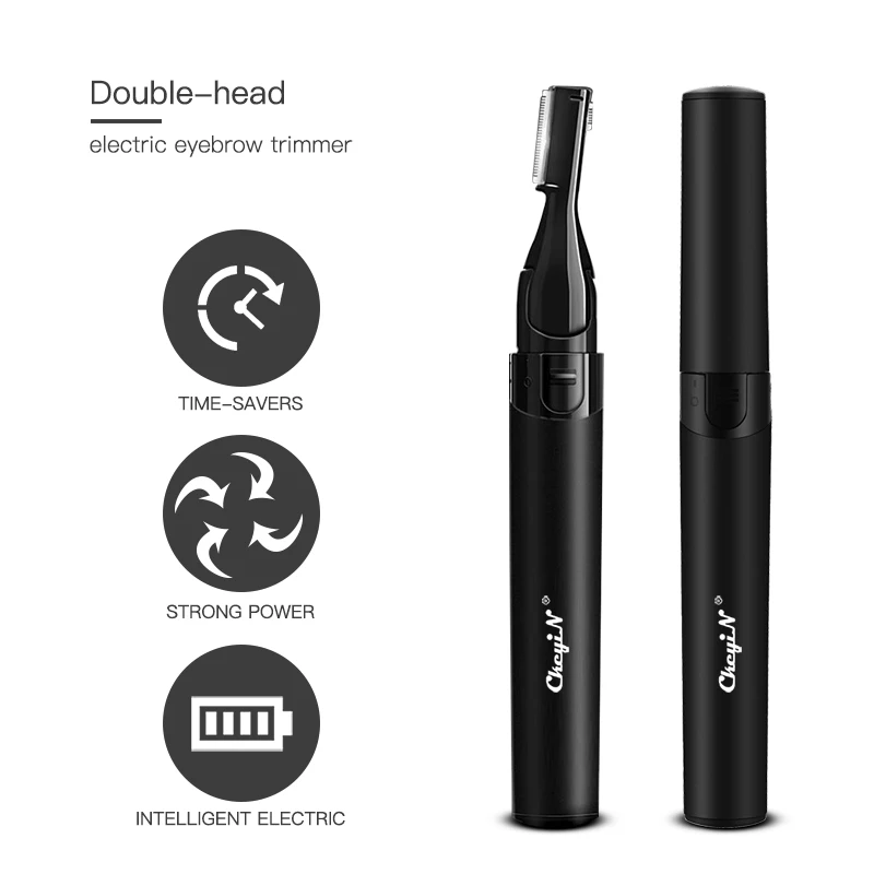 

Eyebrow Trimmer Electric Mini Shaver Razors Portable Face Hair Remover Double Cutter Head Painless Epilator Makeup Tool Kit