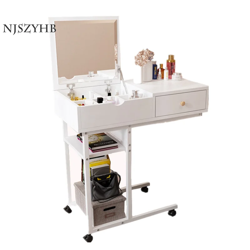 Многофункциональный подвижный прикроватный роликовый столик маленький офисный