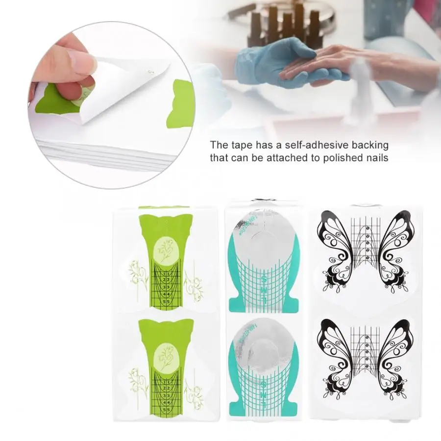 100 шт. держатель формы для маникюра ногтей руководство наращивания наклейки