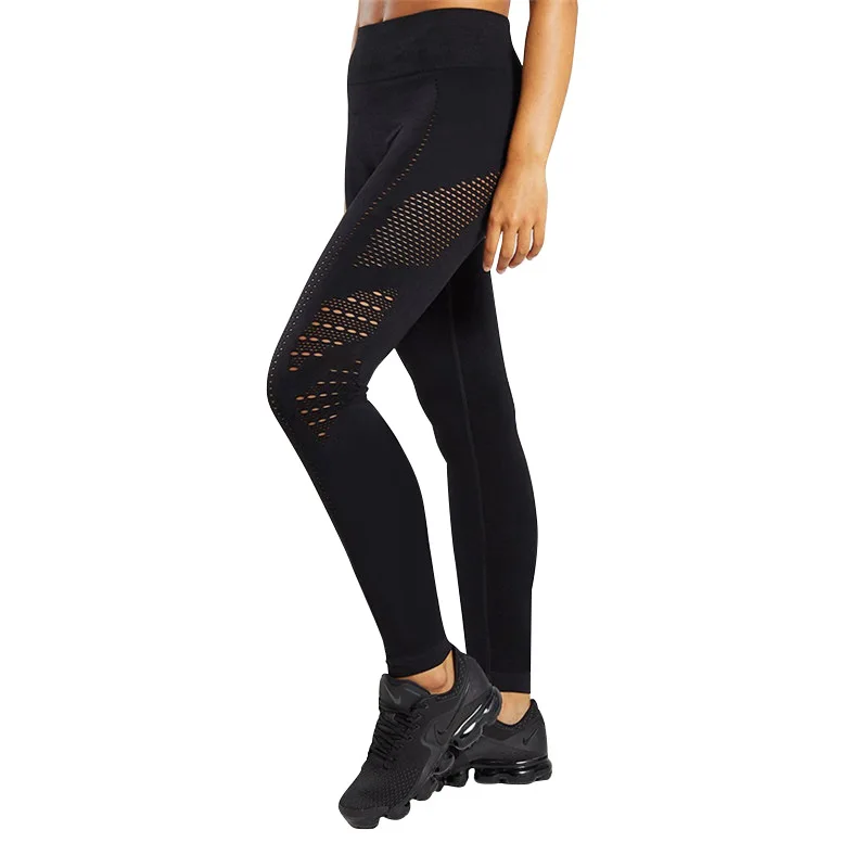 

New fashionable hollow-out and slim pants for women's wear in cross-border spring in Europe and America leggings