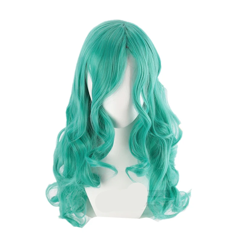 Anime Sailor Neptune Cosplay Wig Michiru Kaioh Costume Accessories For Child Adult Halloween Party Christmas