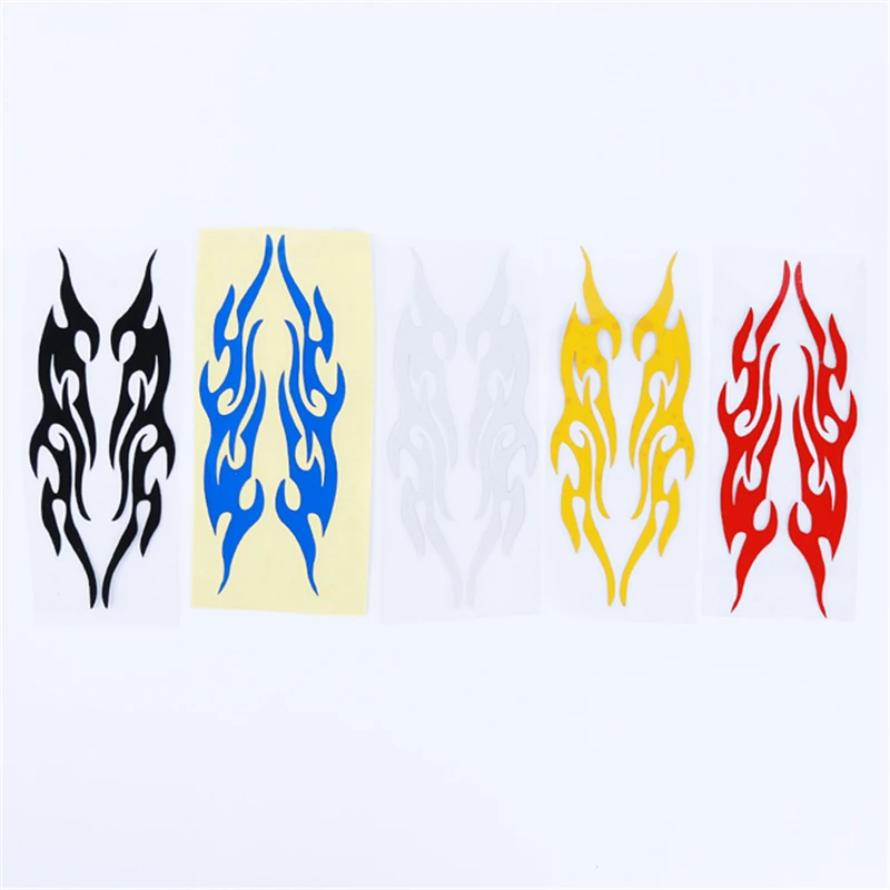 

Universal Car Sticker Styling Car Motorcycle Decal Decor Auto Fire Flame Sticker Bumper Rearview Mirror Car Head Stickers