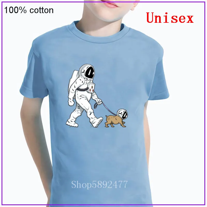 Крутая футболка с принтом ходячая собака астронавт Ходячие мертвецы космическим