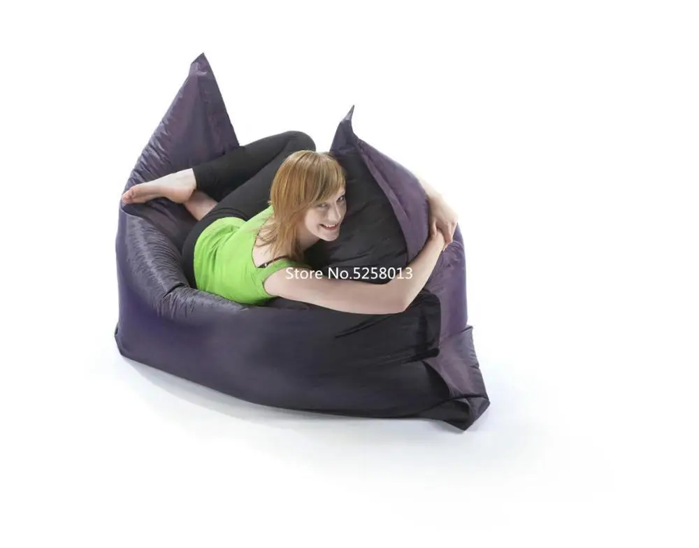 Коричневое водонепроницаемое Кресло мешок для улицы и дома отдыха|Детские