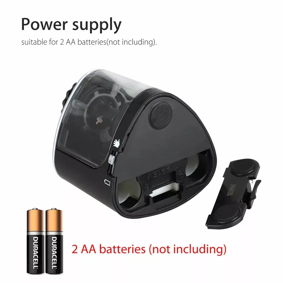 Tenwin Automatic Electric Pencil Sharpener Touch Switch Battery School Student Stationery Rotary | Канцтовары для офиса и дома