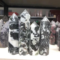 natural stones zebra wand point quartz crystals healing gemstones reiki home decoration