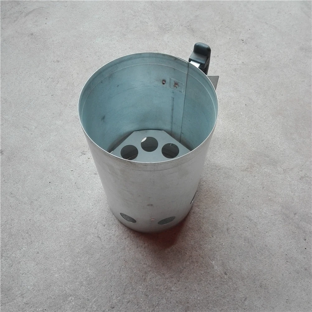 Барбекю дымоход стартер древесный уголь гриль сталь быстрый огонь Зажигалка для