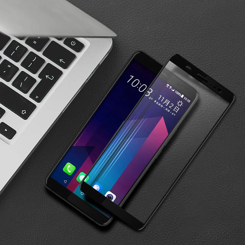 Защитное стекло закаленное для Htc U11 U12 U 11 12 10 Plus Lifestyle HTV33 Dual Sim | Мобильные телефоны