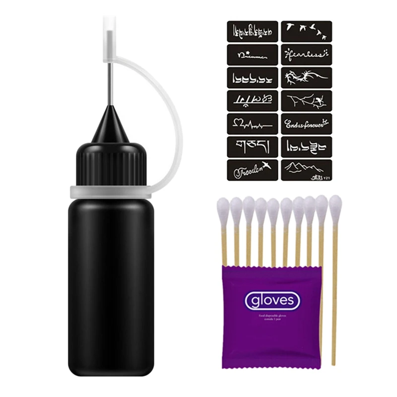 Временные чернила для татуировки натуральный стойкий органический гель Jagua с