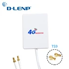 Dlenp 4G LTE Rotuter антенна 3G 4G Внешние антенны для Huawei 3G 4G LTE роутер модем антенна TS9 Разъем с кабелем 3M