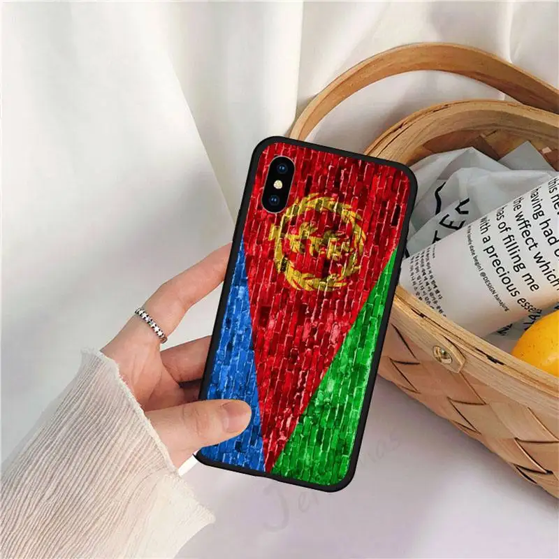 

Eritrea Flag Symbol Phone Case for iPhone 11 12 pro XS MAX 8 7 6 6S Plus X 5S SE 2020 XR
