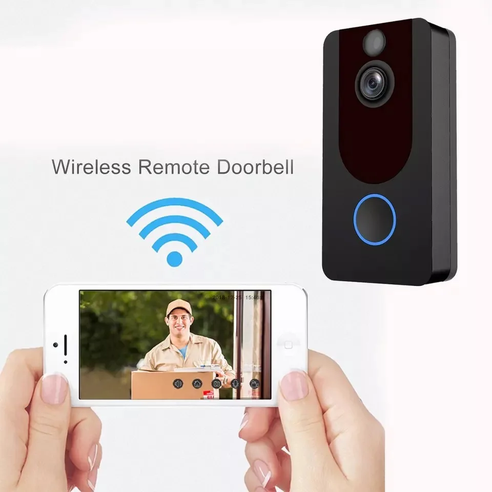 Видеодомофон tejosa FHD 1080P умный дверной звонок Wi-Fi визуальная связь с чимом ночное