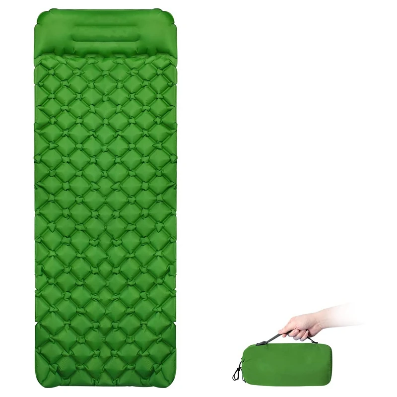 vender Única Almofada De Acampamento Com Almofada De Ar Compacto Leve Leve Colchão De Ar Portátil Para A Barraca Mochila Caminhadas