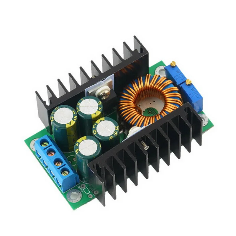 DC CC CV понижающий преобразователь модуль питания 7 32 В до 0 8 28 в 12 а 300 Вт|Аксессуары