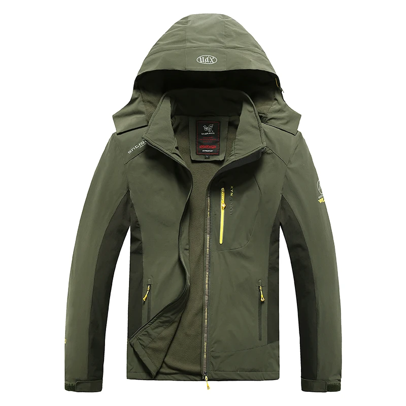 2020 зимняя парка для мужчин ветровка бархатная Толстая теплая водонепроницаемая