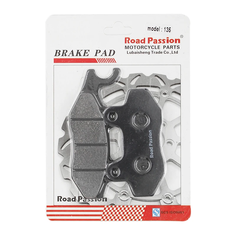 

Road Passion Motorcycle Front Brake Pads for Kawasaki KLF 300 KLF300 Bayou 4X4 1989-2005 KLF 400 KLF400 Bayou 4x4 1993-1999