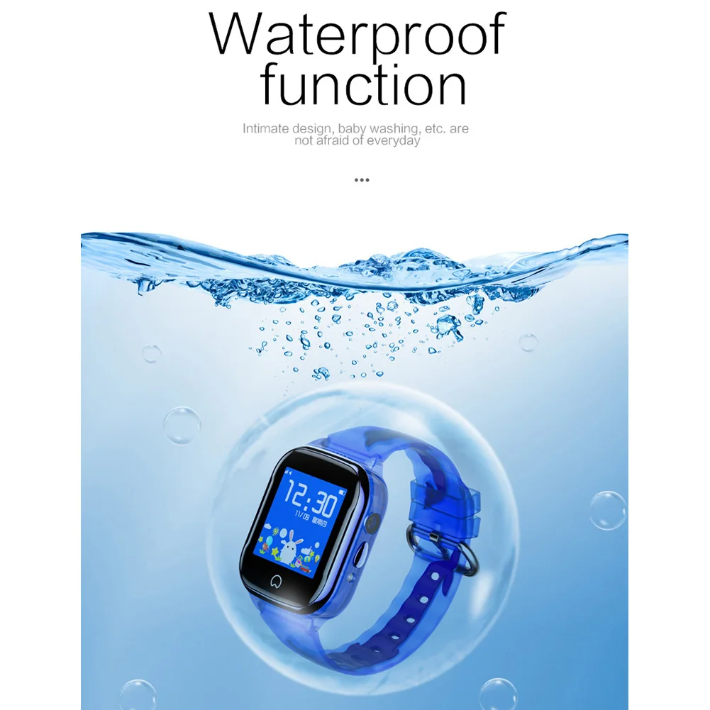Boy Girl Learning Touch Screen Phone SOS Calling Tracker With GPS Gifts Children Toys Positioning Waterproof Kid Smart Watch | Электроника