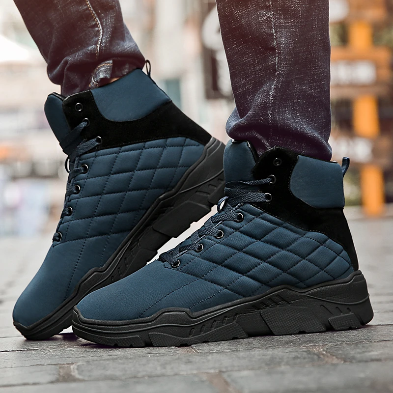 

Black Casual Shoes Sapato Casual Boots Mens Shoes Hot Sale Men's Sneakers Men Fashion Causal For Light Breathable Snow