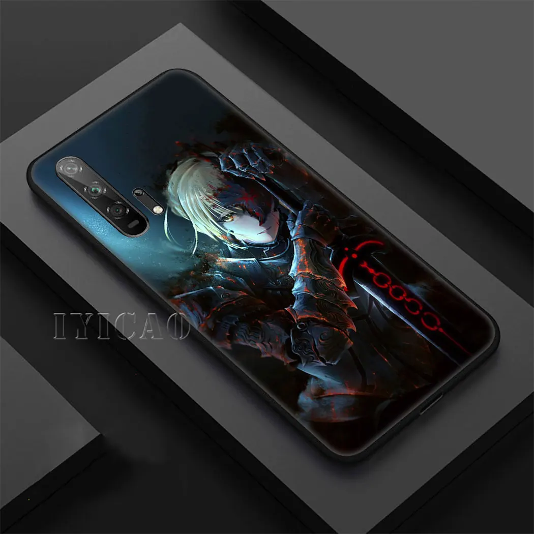IYICAO Fate Stay Night мягкий чехол для телефона Huawei Honor 9X20 Pro 7A 7C 7X8 9 10 Lite 8X 8C Примечание вид 20