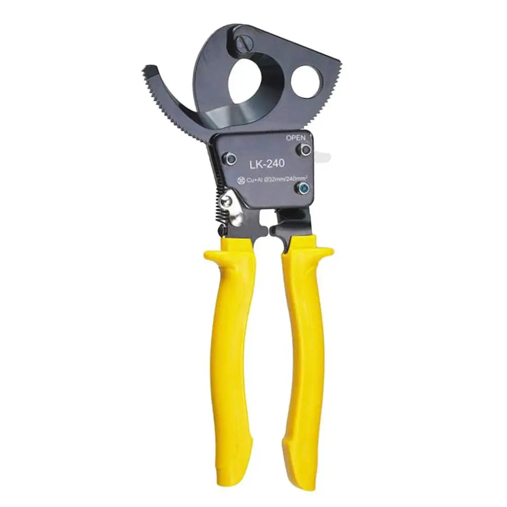 Professional Heavy Duty Ratchet Wire Cutting Pliers Ratchet Cable Cutter Ratcheting Metal Wire Cut Up To Cutting Hand Tool