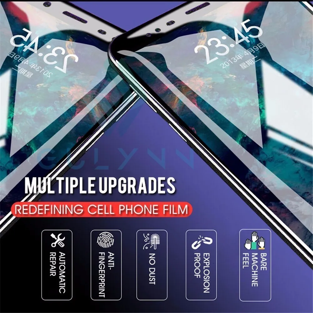 Полное покрытие мягкая защитная Гидрогелевая пленка для samsung Galaxy 10 10E PLUS S7 S6 Edge S8 S9 Plus Note 8 9 HD защитная пленка для экрана