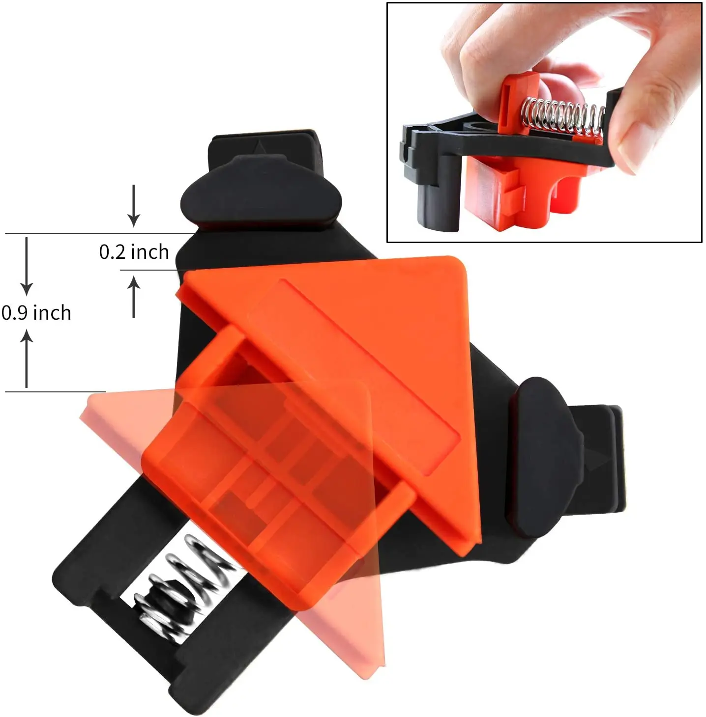 

1pc 90 Degree Right Angle Clamp Fixing Clip Photo Picture Frame Corner Woodworking Clip Positioning Fixture DIY Repair Tool