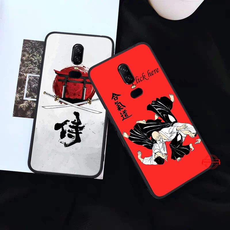 Японский Мягкий силиконовый чехол aikido Judo для Oneplus 5 5T 6 6T 7 7T Pro | Мобильные телефоны
