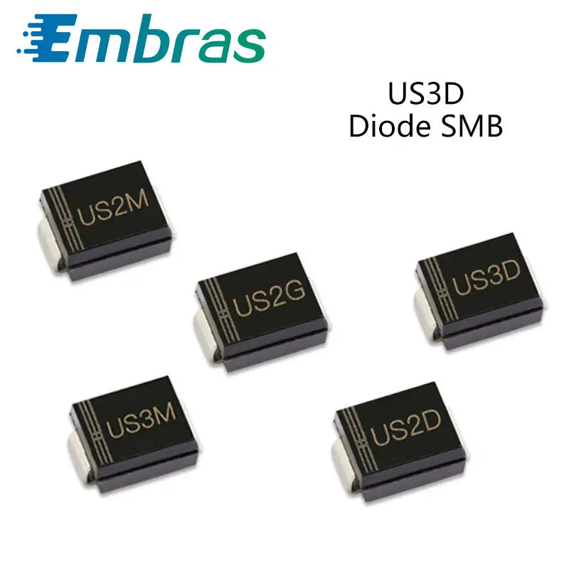 SMD Ultra быстрое восстановление выпрямительного диода US3MBF US2J US3M US2D US3D US2G US2M 2A 50 в 200 100