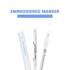 Ручка-маркер Wenxiu позиционирующая с одной и двумя головками, водонепроницаемая белая ручка-маркер для кожи, аксессуары для татуажа бровей 2022