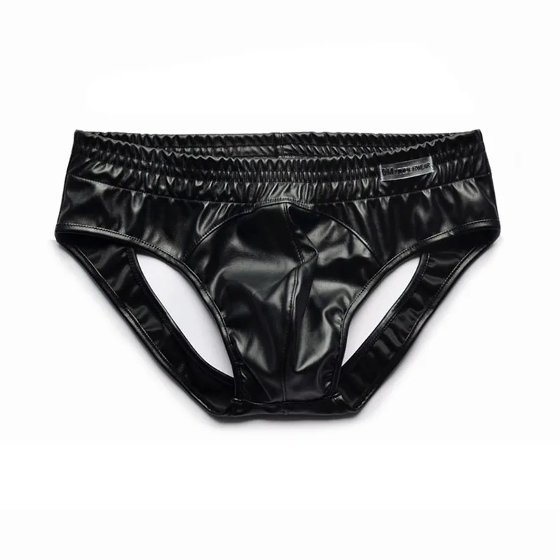 Трусы-стринги мужские из ПУ кожи пикантное нижнее белье джоки трусы слипы |