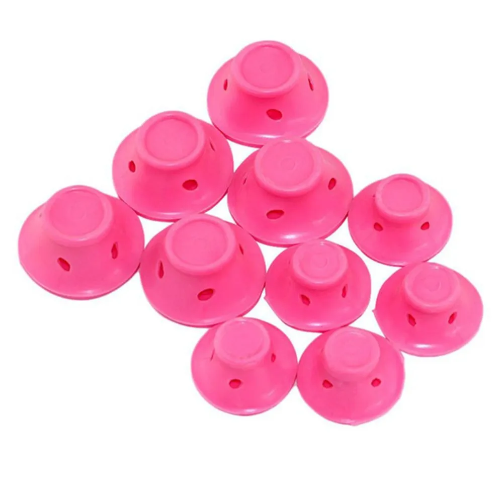 10pcs/set Soft Rubber Magic Hair Care Rollers Silicone Hair Curler No Heat Hair Styling Tool Hair Styling Tools images - 6