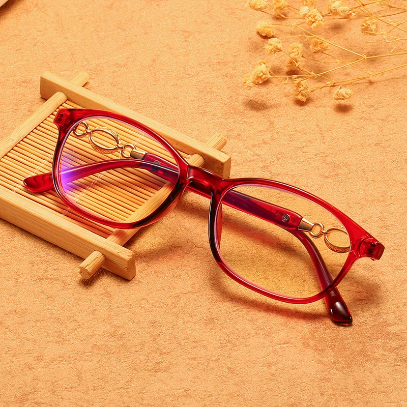

Retro Reading Glasses Anti-Blue Light Presbyopic Eyeglasses Women Eye Protection Hyperopia Spectacles Diopter+1.0 1.5 2.0 2.5