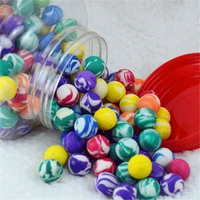 20pcs mini funny toy 20mm bouncing color ball bouncy ball child elastic rubber ball of bouncy toy