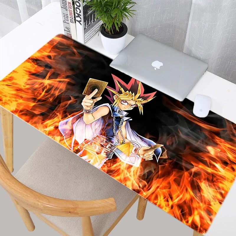 

Коврики для мыши Yugioh, коврик Xl для игровой клавиатуры, игровые коврики для ноутбука Ларго, большой компьютер и офис, расширенные аниме аксес...