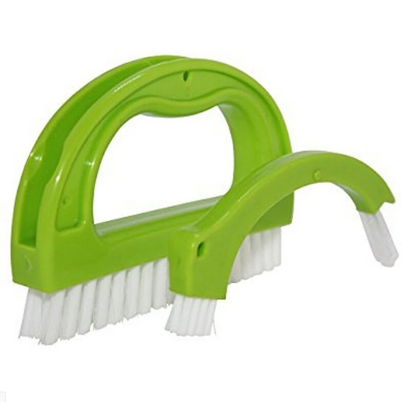 

2Pcs Tile Floor Scrub Brush Tub/Bathroom/Tile/Wall And Kitchen Scrub Brush With Handle Kitchen Cleaning Brush