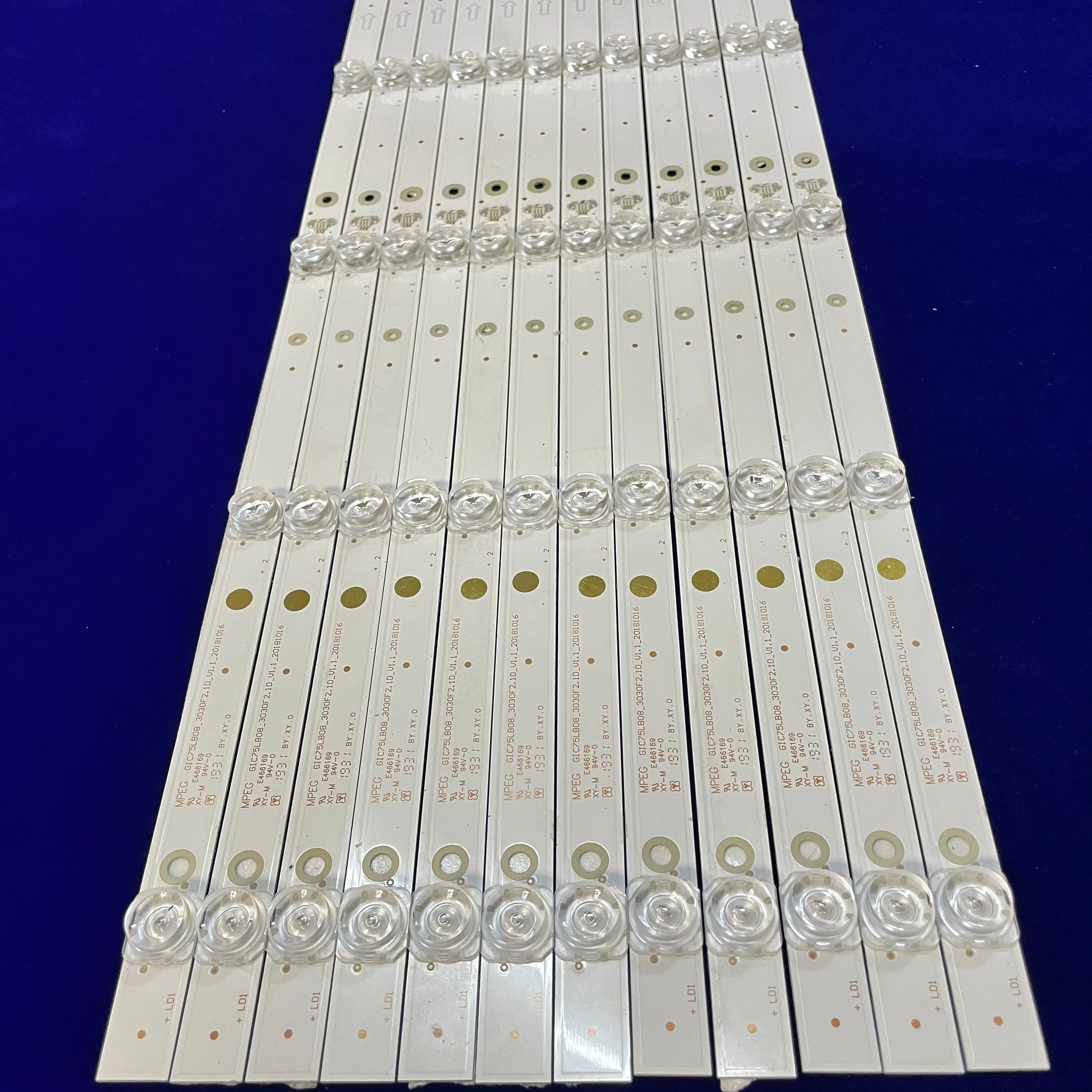 Светодиодная лента для подсветки 75P8M 75EB600 75EP660 75EP662 75EP662X1 75EP663 75EP663X 75U6800C 12 шт. 3 в