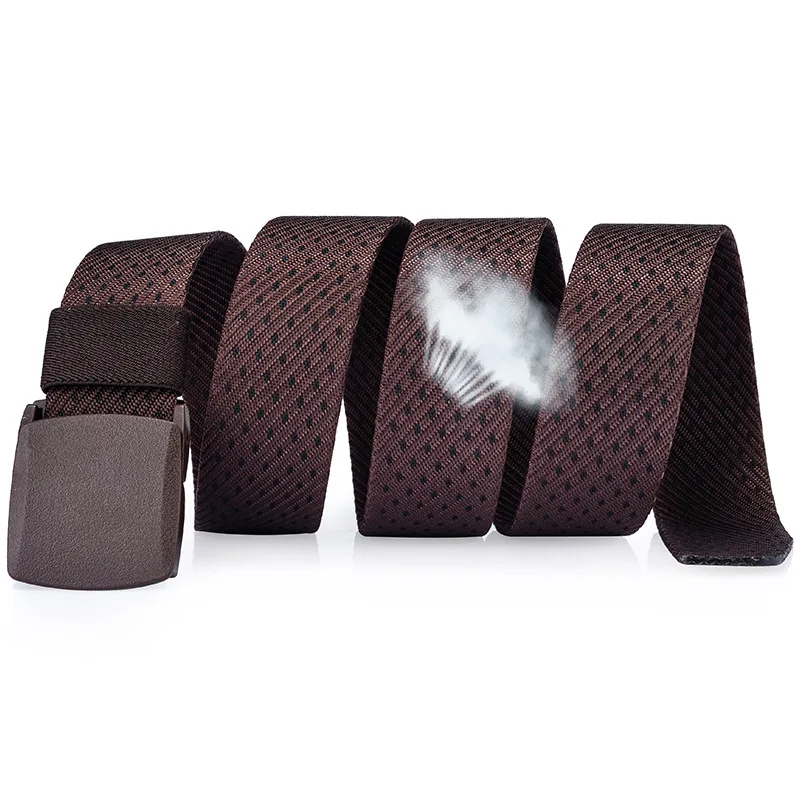 Мужские повседневные холщовые ремни из чистого нейлона деловые модные для