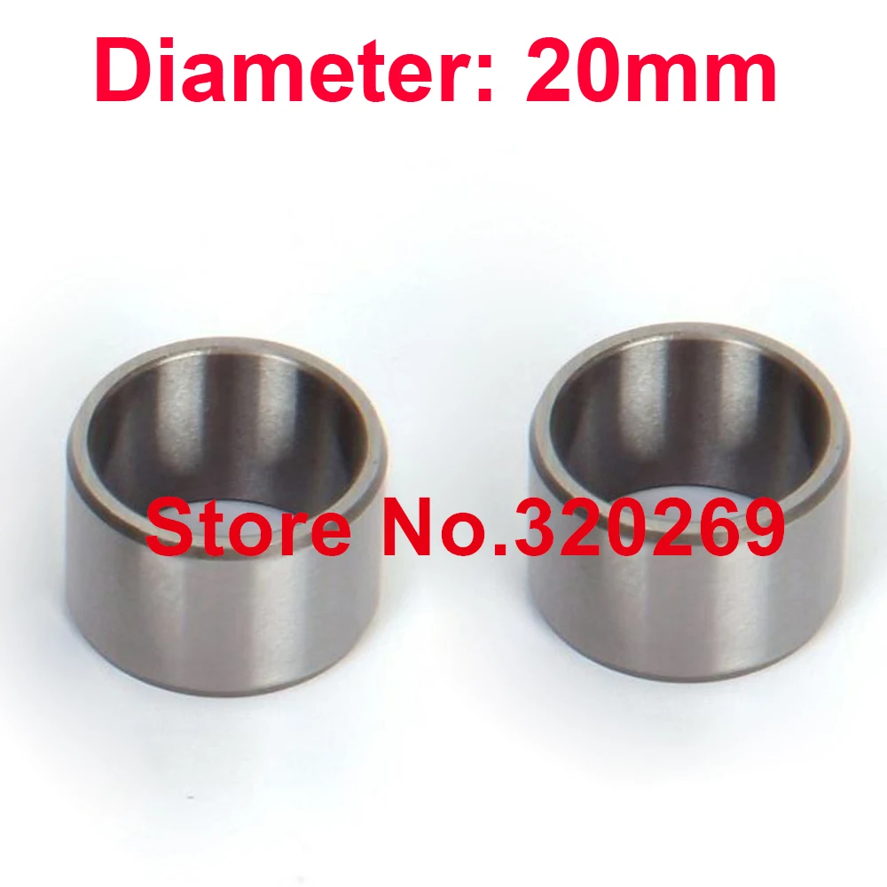2 шт. Диаметр 20 мм Сталь дрель щетка направляющая втулка подшипника джиг Буш 20X24X20