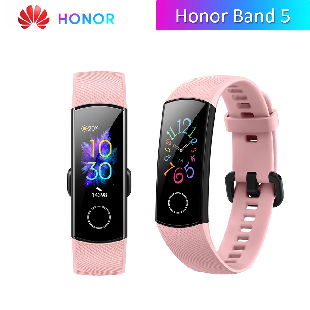 Браслет huawei Honor Band 5 с кислородом крови, фитнес-браслет, трекер пульса, 50 м, водонепроницаемый, 0,95 дюйма, BT4.2, Honor Band 5, Smartband