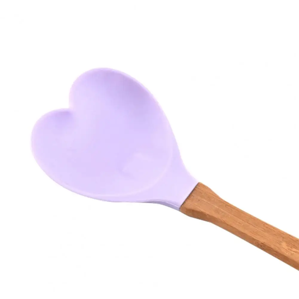Термостойкая рисовая ложка в форме сердца антипригарный ковш для супа